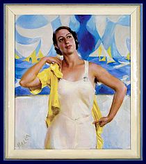 La figlia del sole, Giacomo Balla, 1933