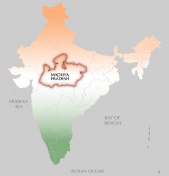 NL20 - spalla - note di viaggio - madhya pradesh mappa
