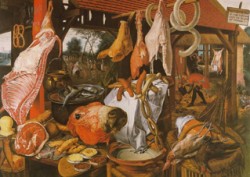 NL23 - il quinto quarto - la bottega del macellaio di Pieter Aertsen 1551
