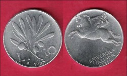 NL28 - spalla - flash news - 10 lire con ulivo 1947